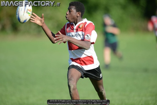 2015-05-16 Rugby Lyons Settimo Milanese U14-Rugby Monza 1037